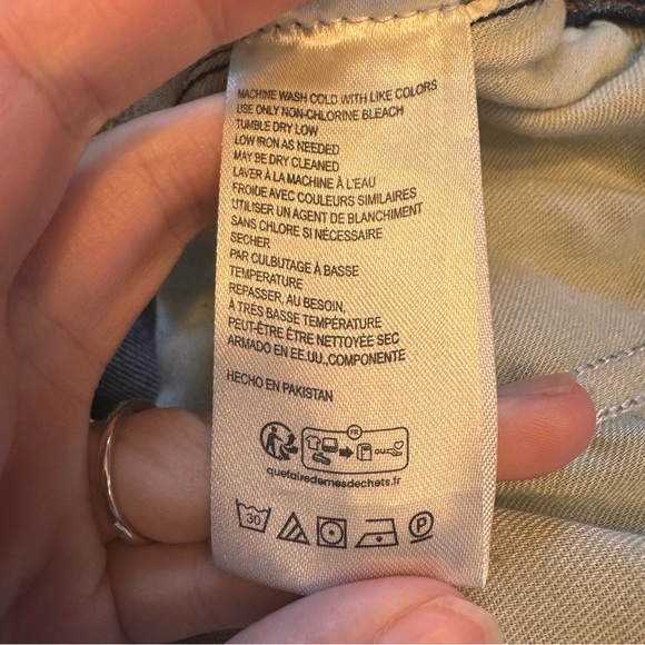 Anthropologie Pilcro Wide Leg Dark Wash Jeans Size 27 - Picture 10 of 11